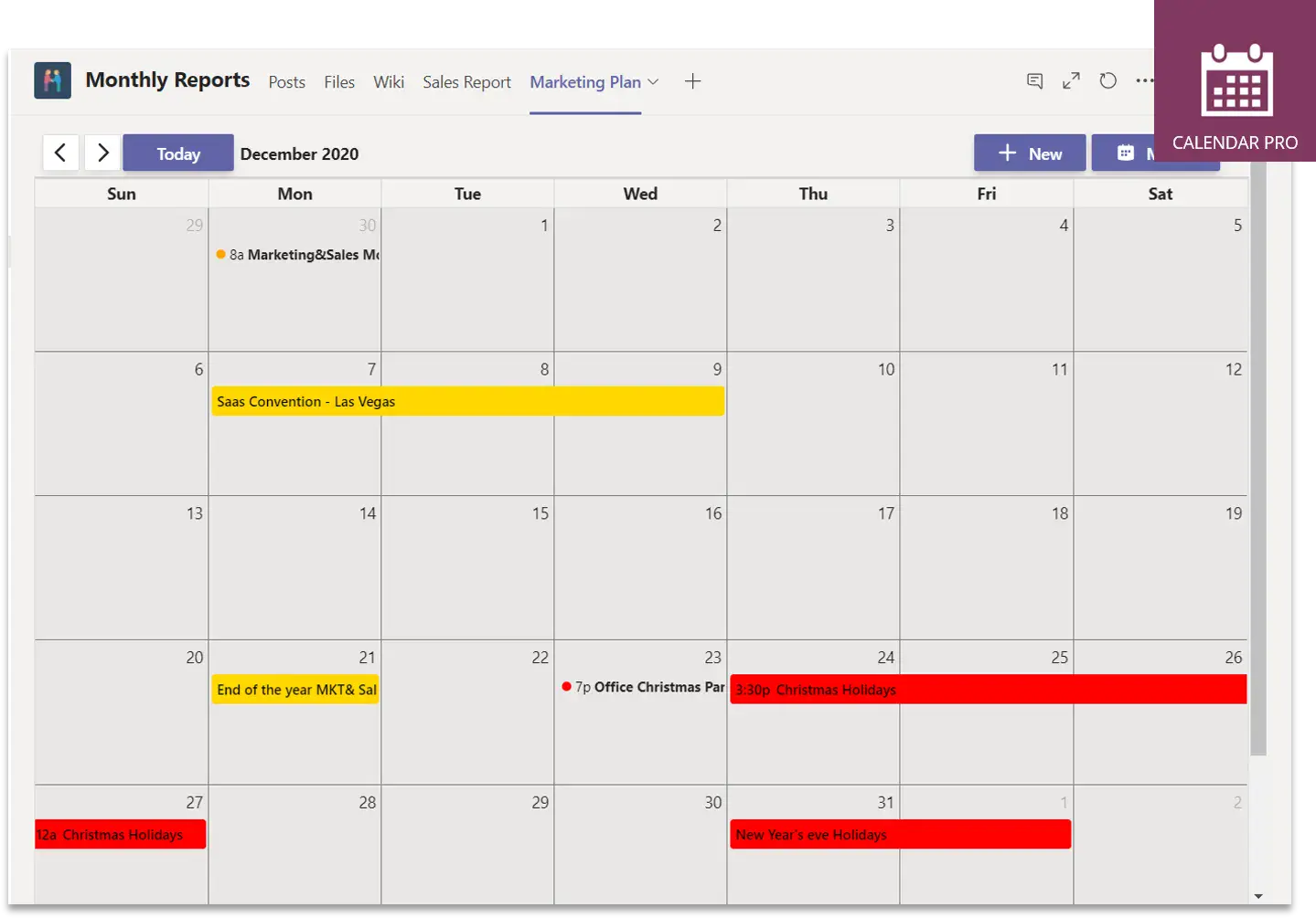 Calendar Pro