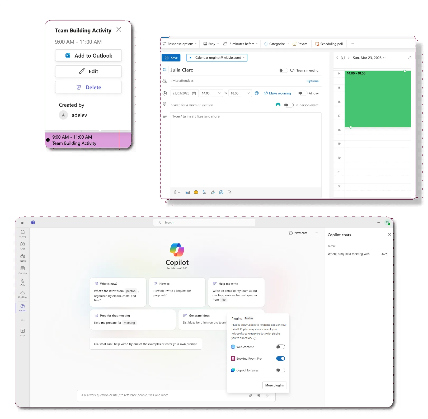 Booking Room Pro Microsoft Copilot integration