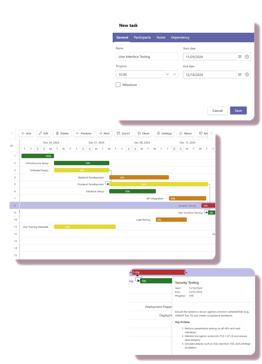 Gantt Chart Pro visual project planning