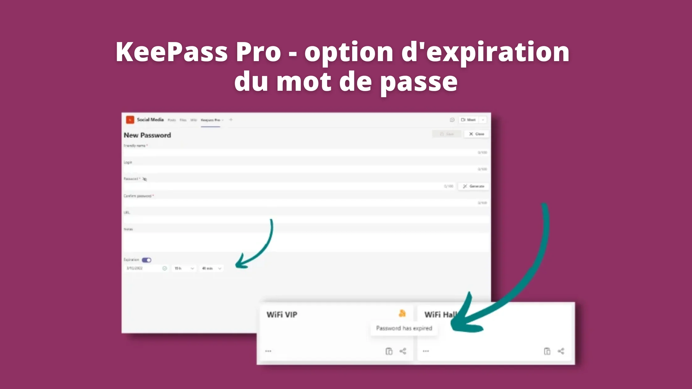 option expiration mot de passe