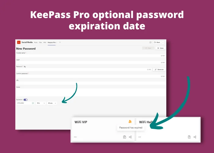 keepass pro microsoft teams