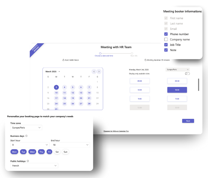 Scheduling feature