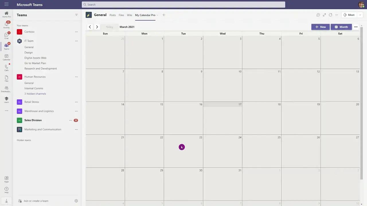 Calendar Pro The collaborative calendar for Microsoft Teams