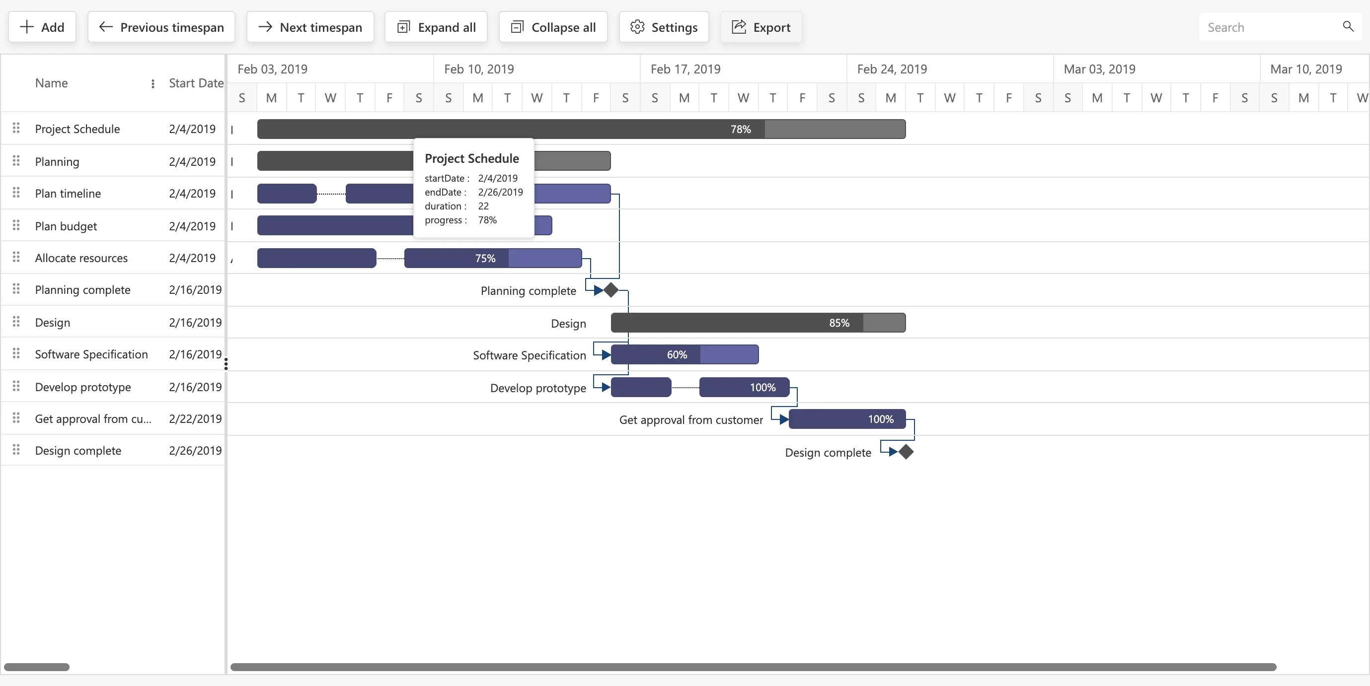 gantt pro for Microsoft Teams